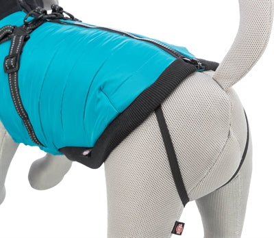 Trixie Hundemantel Pontis Mit Geschirr Aqua 45 Cm