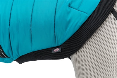 Trixie Hundemantel Pontis Mit Geschirr Aqua 45 Cm