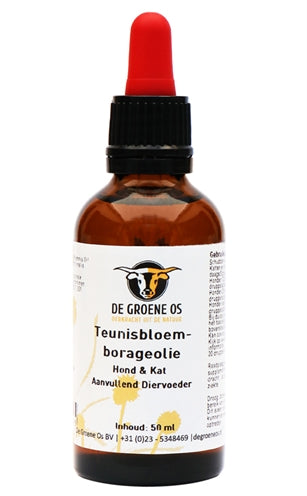 De Groene Os Nachtkerze Borretschöl Hund/Katze 50 Ml