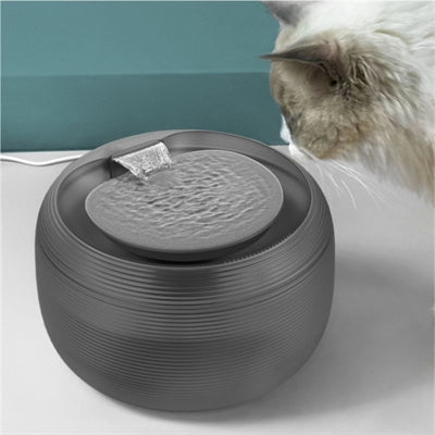 Martin Trinkbrunnen Für Katze Und Kleinen Hund Schwarz 21X21X15 Cm 2,5 Ltr.