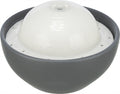 Trixie Vital Dome Trinkbrunnen Keramik Grau/Weiss 1,5 Ltr 20X10X20 Cm