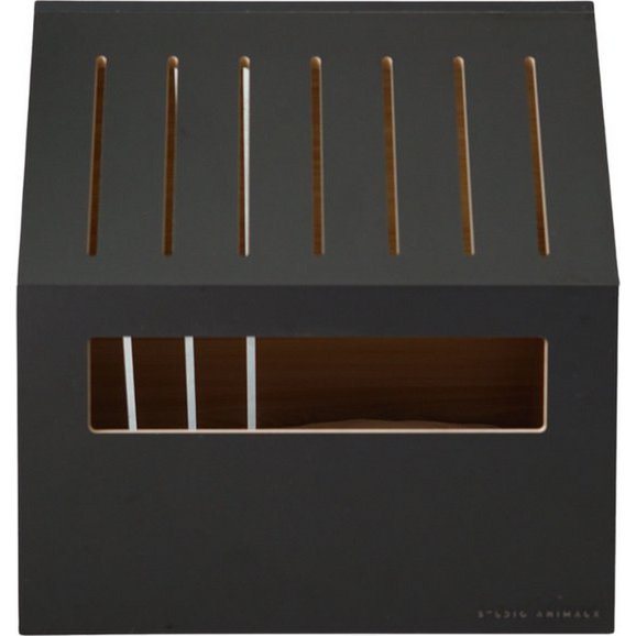 Studio Animaux Katzenhaus | Holz | schwarz | 75 x 50 x 53 cm
