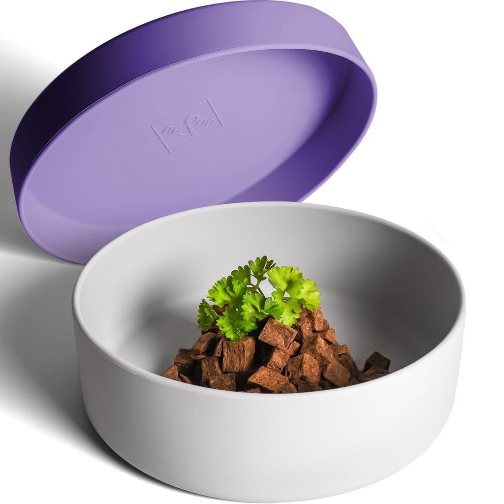 ne&no® siliconen voerbak met deksel - 3 in 1 voor honden en katten