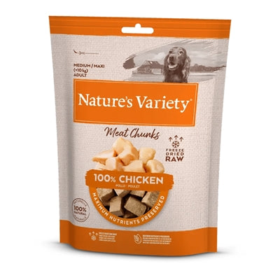 Natures Variety Gefriergetrocknete Hühnerfleischstückchen 50 Gr