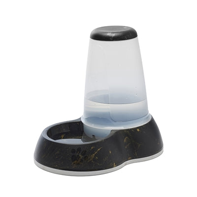Savic Trinkschale Schlaufe Marmor Schwarz/Gold