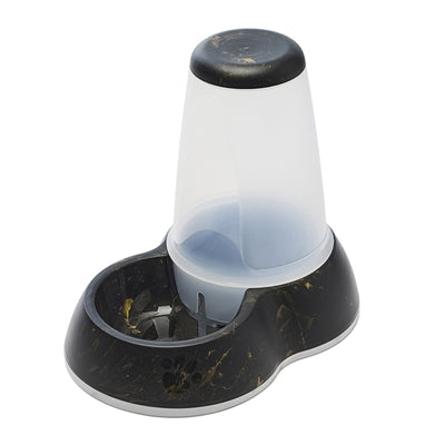 Savic Trinkschale Schlaufe Marmor Schwarz/Gold