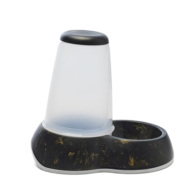 Savic Trinkschale Schlaufe Marmor Schwarz/Gold