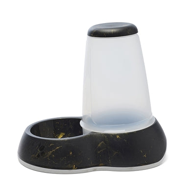 Savic Trinkschale Schlaufe Marmor Schwarz/Gold