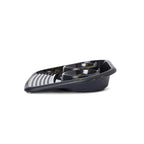 Savic Butler Futter- Und Trinkschale Mit Tablett Marmor Schwarz/Gold 45X36X8 Cm 2X300 Ml