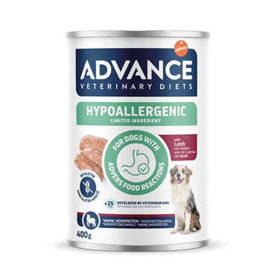 Advance Veterinary Diet Hund Hypoallergen Lammfleisch 6X400 Gr
