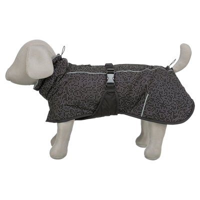 Trixie Hundemantel Limoux Reflect Schwarz/Grau
