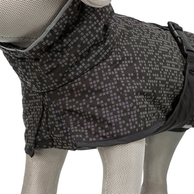 Trixie Hundemantel Limoux Reflect Schwarz/Grau