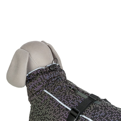 Trixie Hundemantel Limoux Reflect Schwarz/Grau