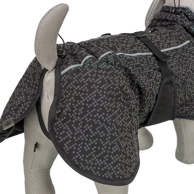 Trixie Hundemantel Limoux Reflect Schwarz/Grau