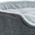 Trixie Vital Hundekorb Lino Soft Oval Grau / Hellgrau