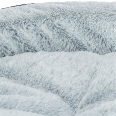 Trixie Vital Hundekorb Lino Soft Oval Grau / Hellgrau