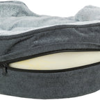 Trixie Vital Hundekorb Lino Soft Oval Grau / Hellgrau