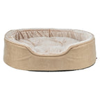 Trixie Vital Hundekorb Lino Soft Oval Beige/Creme