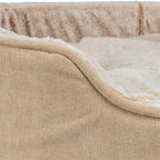 Trixie Vital Hundekorb Lino Soft Oval Beige/Creme