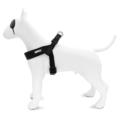 Morso Mini-Hundegeschirr Einstellbar Recycelt Schwarz