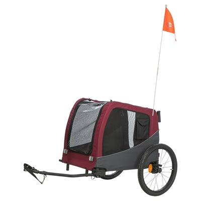 Trixie Hund Fahrrad Katze Grau/Rot