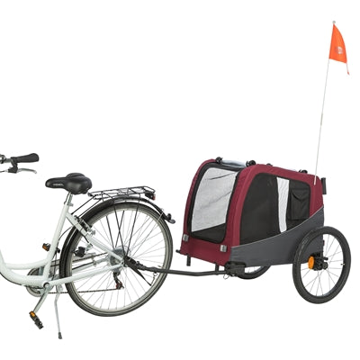 Trixie Hund Fahrrad Katze Grau/Rot