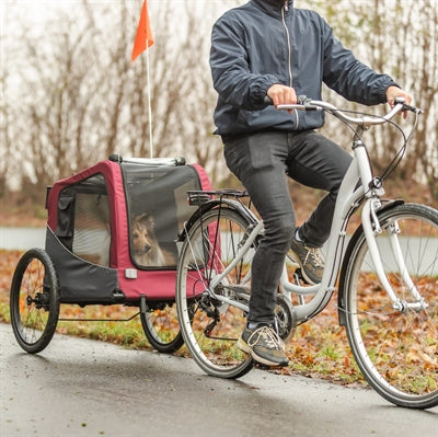 Trixie Hund Fahrrad Katze Grau/Rot