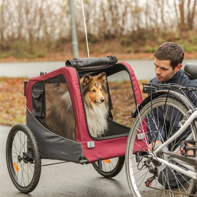 Trixie Hund Fahrrad Katze Grau/Rot