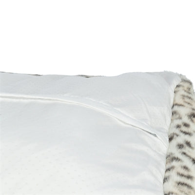 Trixie Hundekorb Leo Eckig Panther Print Creme