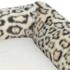 Trixie Hundekorb Leo Eckig Panther Print Creme