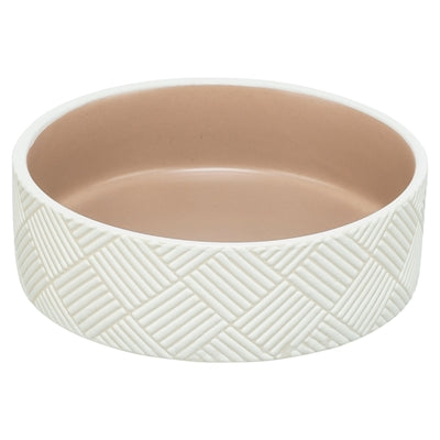 Trixie Futter- Und Trinknapf, Keramik, Weiss/Beige