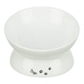 Trixie Fress-/Trinknapf Hunde Keramik Erhöht Weiss 17X17X13.5 Cm