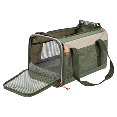 Trixie Tasche Marlon Maximal 7 Kg Beige / Olivgrün 27 × 43 × 27 Cm