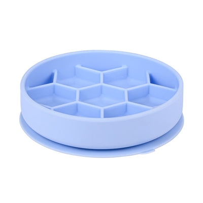 Zolux Hundefutternapf „Slow Feed“ Mit Saugnäpfen Aus Silikon, Blau