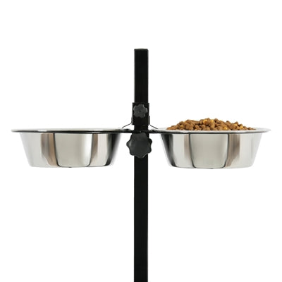 Zolux Futterständer Mit Futter- Und Wasserbecken, Verstellbar, Edelstahl