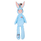 Zolux Furry Farm Esel Hassan Plüsch Mit Seil Blau