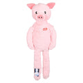 Zolux Furry Farm Schwein Jason Plüsch Mit Seil, Rosa