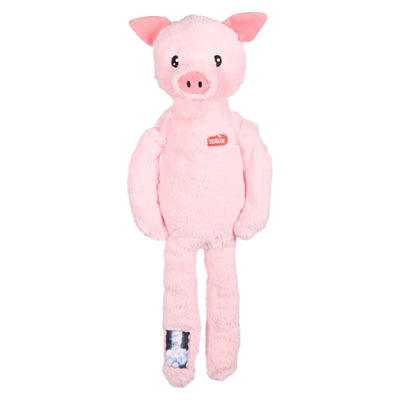 Zolux Furry Farm Schwein Jason Plüsch Mit Seil, Rosa