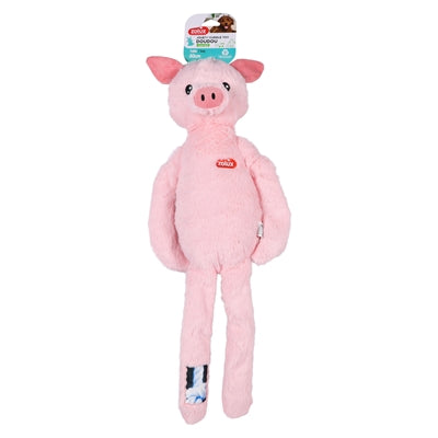 Zolux Furry Farm Schwein Jason Plüsch Mit Seil, Rosa