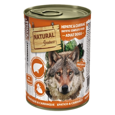 Natural Greatness Veterinary Diet Hund Hepatic / Cardiac Leber &Amp; Herz 400 Gr