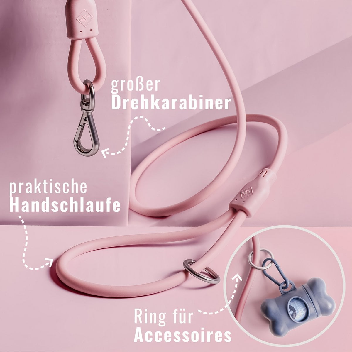 ne&no® Hundeleine „Loft Style“ – wetterfest