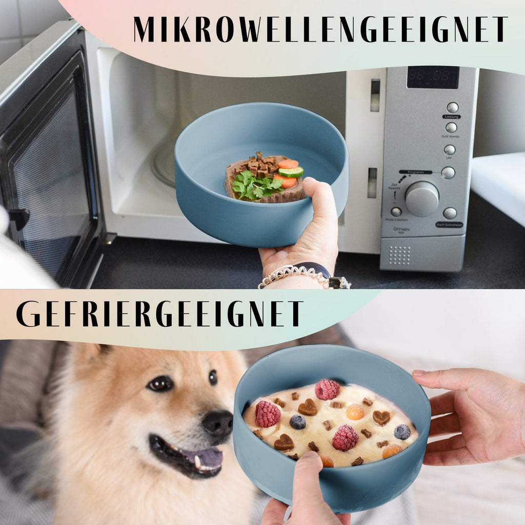 ne&no® siliconen voerbak met deksel - 3 in 1 voor honden en katten