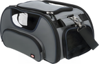 Trixie Hundeflugzeug Tasche Flügel Grau/Schwarz 46X28X23 Cm