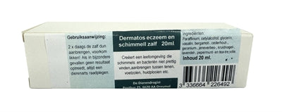 Dierendrogist Dermatos Ekzem-Pilz-Salbe 20 Gr