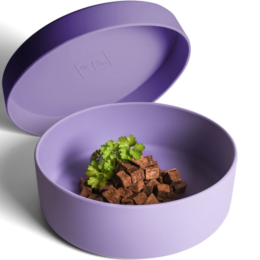 ne&no® siliconen voerbak met deksel - 3 in 1 voor honden en katten