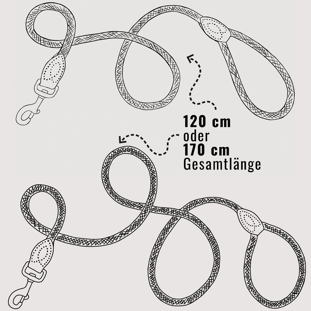 ne&no® Tauleine für Hunde - 120 / 170 cm