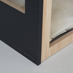 Studio Animaux Katzenhaus | Holz | schwarz | 75 x 50 x 53 cm