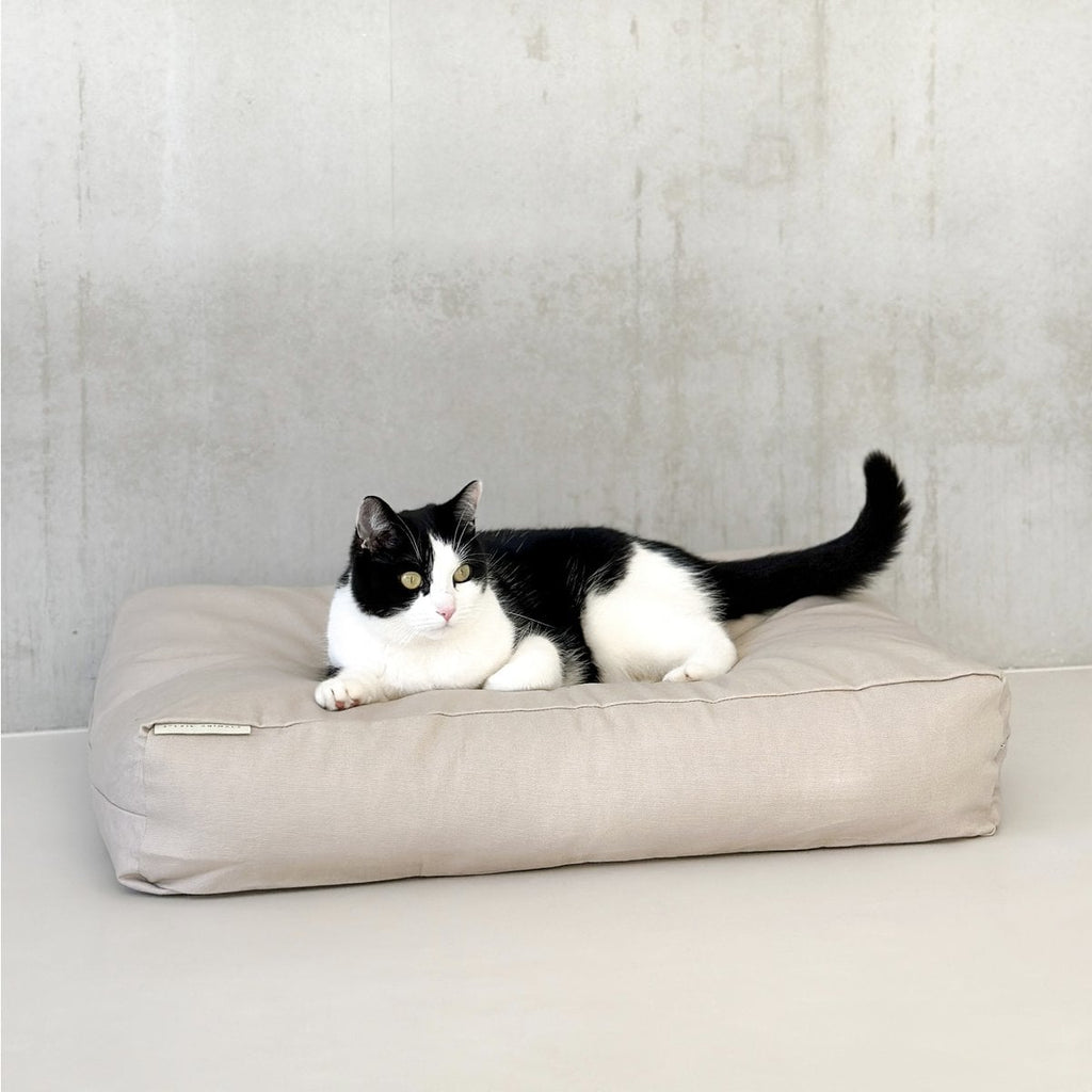 Studio Animaux kussen voor honden en katten katoen EPS-parelvulling maat S 70 x 50 x 15 cm