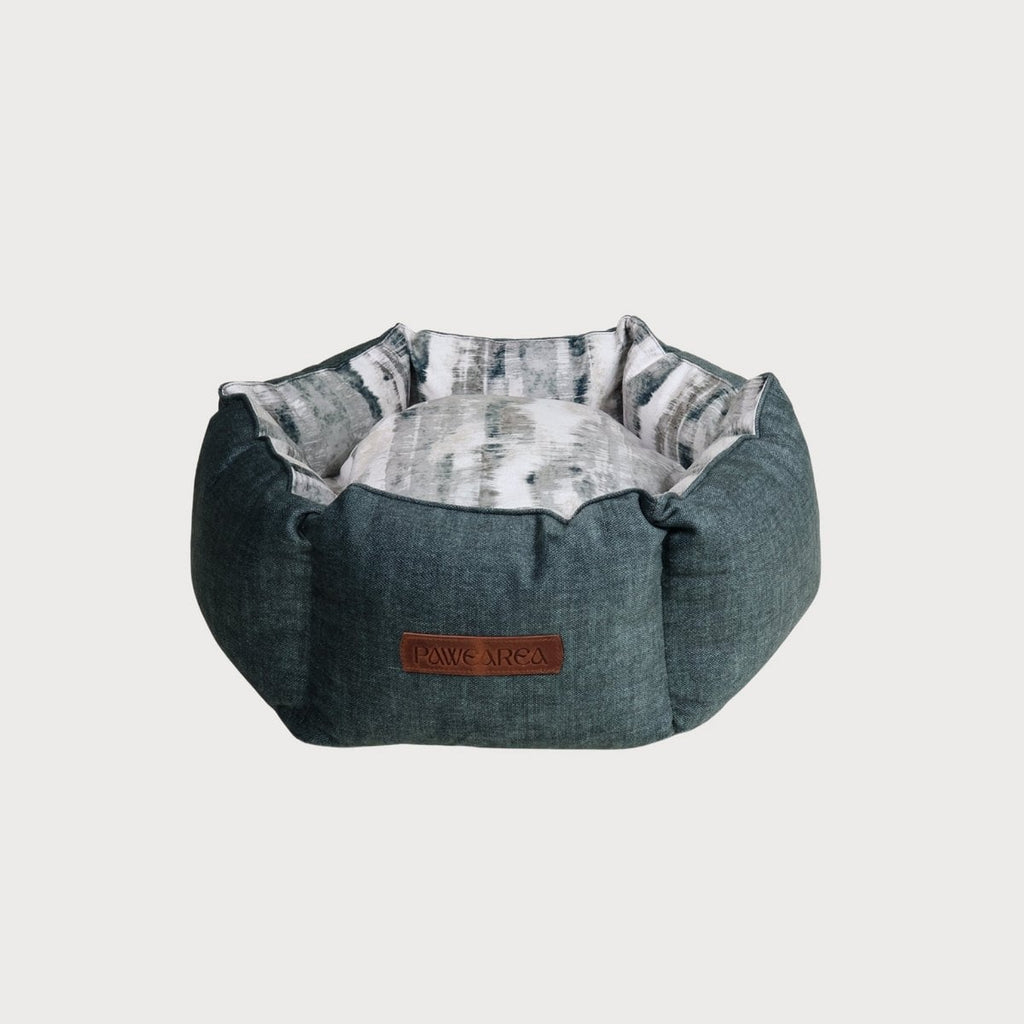 Shapes Hundebett – Luxuriöses Designer-Hundebett, handgefertigt in Europa, Premium-Samt