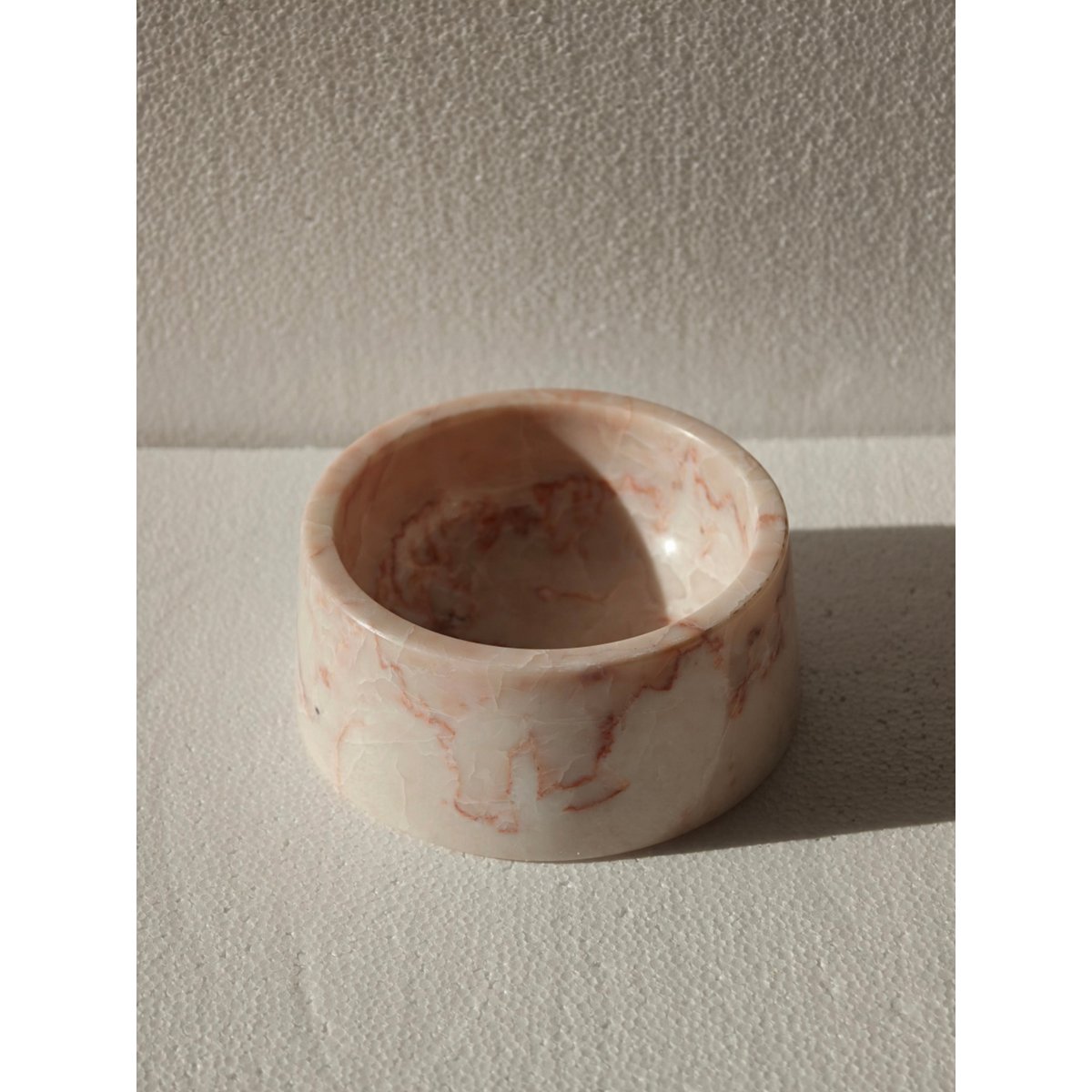 STUDIO ANIMAUX | Futternapf aus Marmor | Cremerose